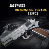 Rubber Band Shooting M4A1 Sniper Rifle Building Block Toy – Compatible with Major Brands