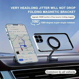 Soporte magnético universal para teléfono de coche: rotación de 360°, 20 imanes potentes, soporte de aleación duradero