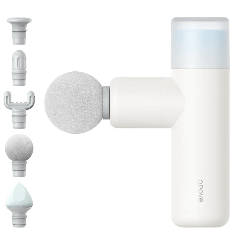 Compact Silent Massage Gun for Face, Neck & Body