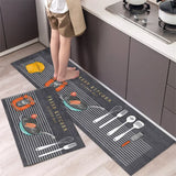 Alfombrilla suave y lavable: alfombra larga antideslizante para cocina, dormitorio, pasillo y baño