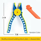 Creative Building Blocks Measuring Plate & Plier Tool Set for LEGO-Compatible High-Tech MOC Projects