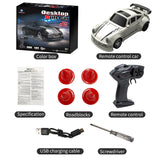 Mini RC Stunt Drift Car – Juguete de carreras con control remoto de 2,4 GHz para niños