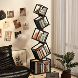 Estantería giratoria para libros, estantería para revistas, organizador de estanterías, estanterías estéticas para niños, estanterías, muebles de almacenamiento