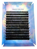 Professional DIY Cluster Eyelash Extensions Kit – 570-640pcs Mixed Length Voluminous Lashes
