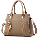Chic PU Satchel Bag with Embroidery – Stylish & Versatile for Every Occasion