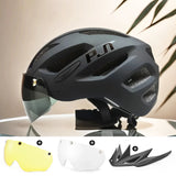 Adult Bike Helmet with LED Light - Lightweight Breathable Cycling Helmet for Men & Women