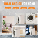 Cesta de lavandería plegable: organizador de ropa sucia y contenedor de almacenamiento para el hogar