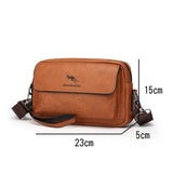 Men's PU Leather Business Tote Bag – Soft, Zippered, Stylish Briefcase for Work or Travel