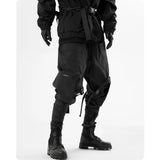 Men’s Hip Hop Sweatpants – Cotton-Blend Full-Length Joggers for Spring & Autumn