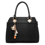 Chic PU Satchel Bag with Embroidery – Stylish & Versatile for Every Occasion