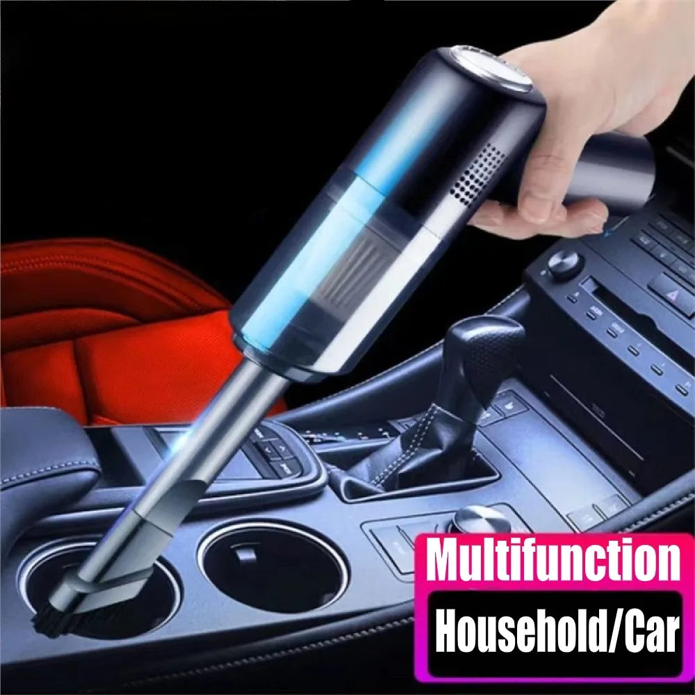 Cordless Handheld Vacuum Cleaner with Powerful Suction & Multi-Function Design