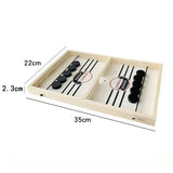 Portable Wooden Finger Flick Board Game