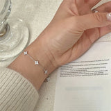 Trendy Crystal Cuff Bracelet for Women – Geometric Stainless Steel Jewelry