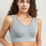 Seamless Push-Up Wireless Bra for Women – Everyday Knit Comfort with Thin Cups