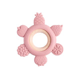 Silicone Baby Teething Ring – Food-Grade, BPA-Free Sensory Toy for Infants & Toddlers