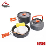Juego de utensilios de cocina para acampar | Equipo de cocina para pícnic y senderismo al aire libre