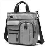 Men’s Oxford Business Laptop Satchel – Soft Zipper Shoulder Bag for Work & Travel