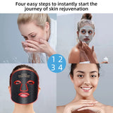 Silicone LED Light Therapy Mask for Face & Neck – Anti-Aging, Acne Removal & Skin Rejuvenation
