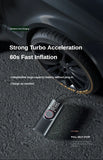 Portable Digital Tire Inflator with LED Light & Power Bank