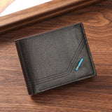 Slim Men’s Bifold Wallet – PU Leather Credit Card Holder & ID Organizer
