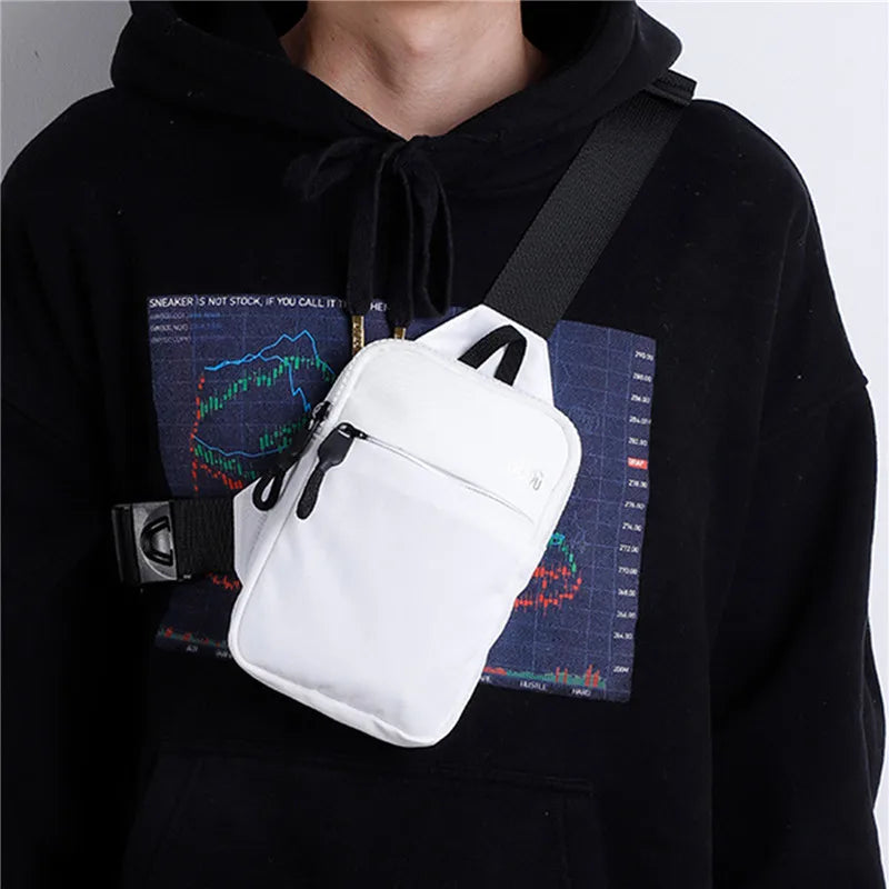 Men’s Lightweight Nylon Crossbody Bag – Compact, Versatile Shoulder Pouch