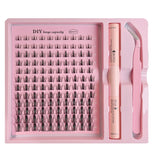 DIY Lash Extension Kit with 200 Natural Cluster Lashes