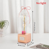 Eternal Galaxy Rose in Glass Dome - Colorful LED Flower Gift for Valentine's Day