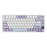 Ajazz AK820 Pro 75% Wireless Mechanical Keyboard with TFT Screen, Hot-Swappable Switches & RGB Backlighting