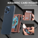 Premium Cowhide Leather Wallet – Short Organizer Wallet for Men & Women with Interior Slot Pocket