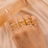 925 Sterling Silver Stackable Rings – Elegant Minimalist Jewelry for Women
