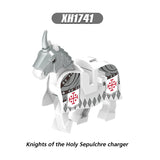 Medieval Knight & Animal Building Block Set - Compatible with Major Brands
