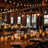 Velas LED sin llama: velas de acrílico parpadeantes para decoración del hogar y eventos