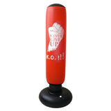 Inflatable Punching Bag for Adults & Kids - 160cm PVC Kickboxing Training Bag