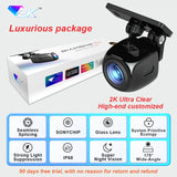 AHD 1080P Rear View Camera - 200° Fisheye Lens with Night Vision for Cars