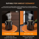 Humidificador USB de gran capacidad: pulverizador de 3 boquillas con luz LED y función de aromaterapia