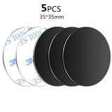 Placa metálica ultrafina para soportes magnéticos de teléfono para coche: soporte adhesivo resistente