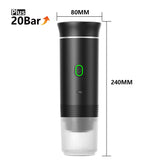 Portable Espresso Maker – 20 Bar Pressure, 3-in-1 Coffee Machine for Travel & Home