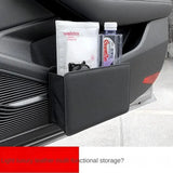 Cubo de basura y caja de almacenamiento para coche plegable y colgante: organizador para coche que ahorra espacio