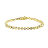 Elegant Cubic Zirconia Tennis Chain Bracelet for Women
