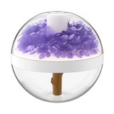 Humidificador de aire de 270 ml, recargable por USB, 800 mAh, humidificador de hidratación para el hogar, generador de niebla con luz LED de color, humidificador de flores