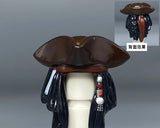 Customizable Figure Hairstyle Building Blocks - 50+ Hair & Head Accessories for LEGO-Compatible Figures