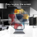 Soporte magnético para teléfono de escritorio para iPhone 12, 13, 14, 15: soporte de aluminio ajustable para uso en escritorio