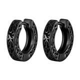Men’s Stainless Steel Hoop Earrings – Hypoallergenic Small Silver Hoops
