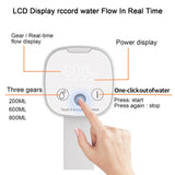 Dispensador de agua para botellas, bomba de agua automática plegable universal con pantalla, bomba de agua potable eléctrica portátil