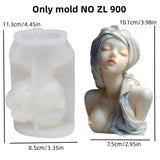 Princess Girl Silicone Candle Mold – Cute Aromatherapy Mold for Candles, Resin, Clay & Gypsum Crafts