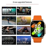 Reloj inteligente LAXASFIT T900 Ultra: llamadas por Bluetooth, monitor de frecuencia cardíaca y rastreador de actividad física