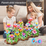 DIY Flower Garden Building Blocks Set – Creative STEM Educational Toy for Kids Ages 3-12