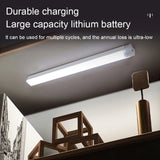 Luz nocturna LED con sensor de movimiento: lámpara inalámbrica recargable para gabinetes y escaleras