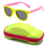 Gafas de sol clásicas de silicona para niños: protección UV400 para niños y niñas