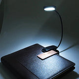 Flexible LED Book Light with Adjustable Clip for Reading